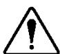 Warning sign: exclamation mark inside a triangle