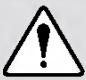 Warning sign: exclamation mark inside a triangle