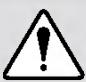 Warning sign: exclamation mark inside a triangle